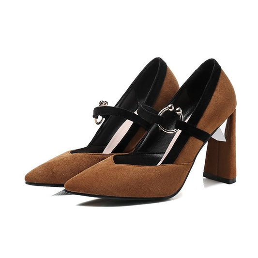 size:33-43 pu leather high heels party women shoes sexy women high heel shoes spring office ladies shoes women heels - LiveTrendsX