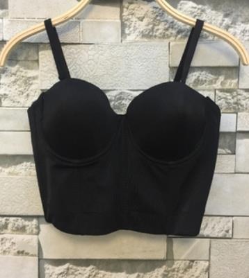 Fashion Mesh Push Up Bralet Women's Corset Bustier Bra Night Club Party Cropped Top Vest Plus Size - LiveTrendsX