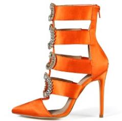 Summer Autumn Winter Shoes Women High Heels Pointed Toe Sandals Crystal Ankle Boots Wedding shoes Sexy Women sandals - LiveTrendsX