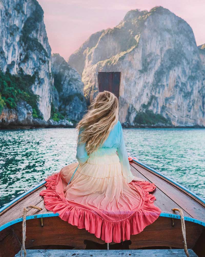 rainbow holiday long beach dress