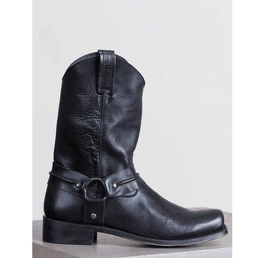 38-48 Work Shoes Winter Boots Men Big Size Plush Warm Winter Shoes Men Brown Vintage Men Boots Safety Shoes - LiveTrendsX