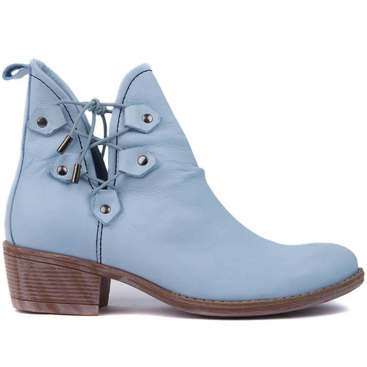 Sail-Lakers Genuine Leather Boots Women Spring Summer Female Ankle Boots Ladies Casual Shoes Retro Breathable Slip on Low Heel Cute Booties Size 36-40 zapatos de mujer туфли женские - LiveTrendsX