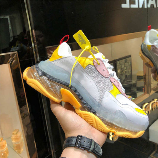 Breathable Women Running Shoes Outdoor Athletic Jogging Sport Shoes For Men Casual Fashion Triple S Brand Sneakers For Unisex - LiveTrendsX