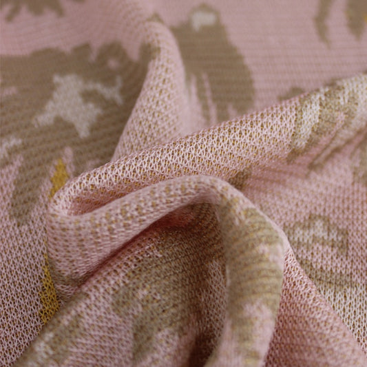 Boho Summer fashion vintage chic women coconut tree Jacquard short sleeve t-shirt ladies tops Viscose knit Tee shirt - LiveTrendsX