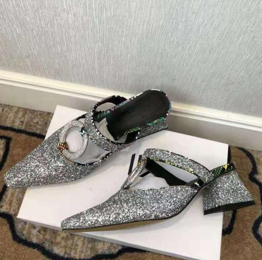 Med Heels Slippers Women Bling Slides Outside Mules Shoes Women Cozy Loafers Sandalias Mujer 2020 Ladise Shoes Chanclas Mujer - LiveTrendsX