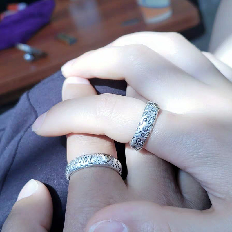 リング 本物の 925 シルバー 神の目 パーソナリティ リング 9 K