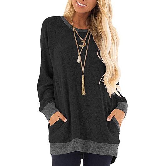 Loose Casual Long Sleeve Blouse Woman