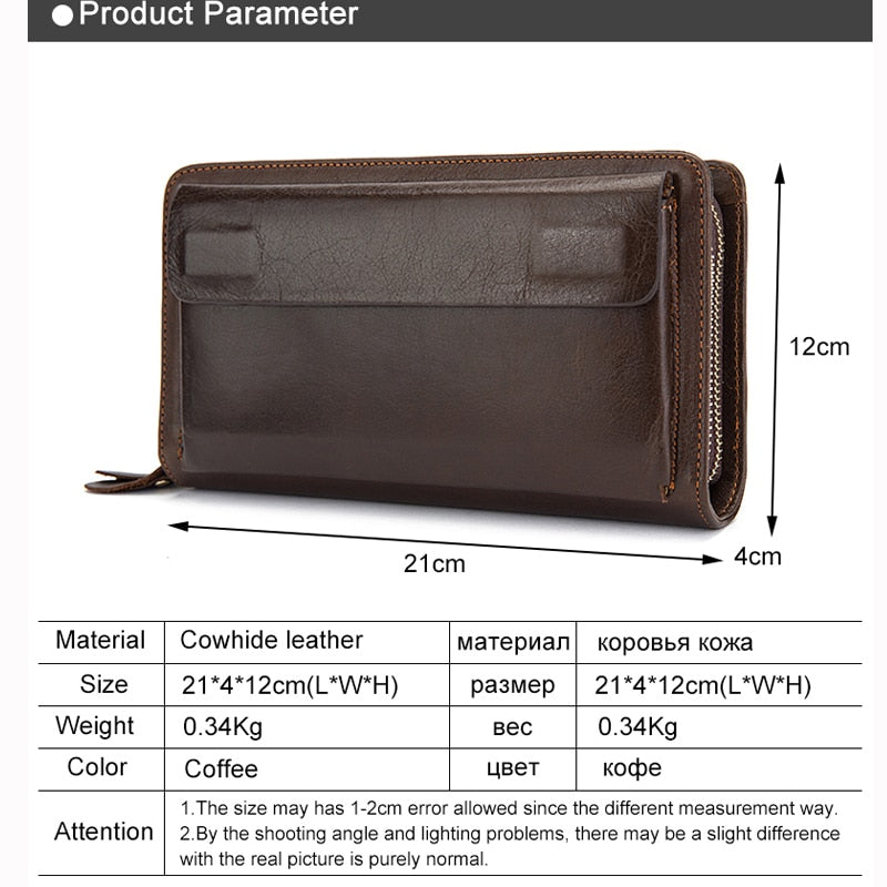 Wallet Leather Men Purse Money Bag