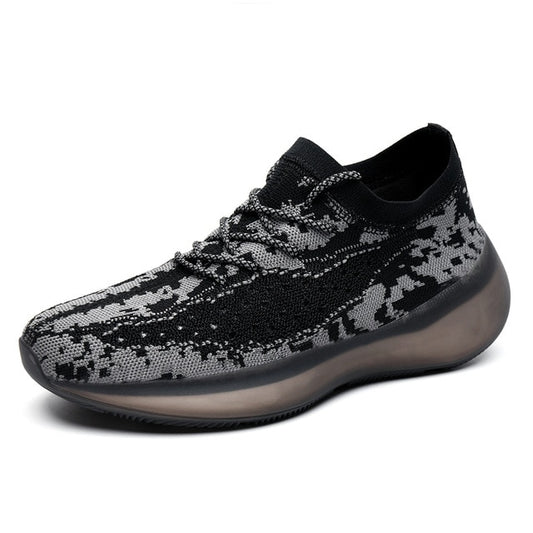 Light Running Shoes Men Summer Mesh SneakerWhite Shoes Men's Sock Sneaker Air Sport Shoes Black Breatheable Footwear Spring - LiveTrendsX