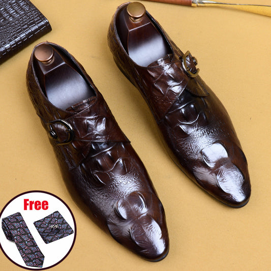 Mens Formal Shoes Genuine Leather Oxford Shoes For Men