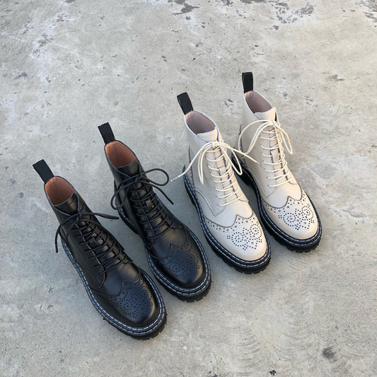 本革ブーツ レディース