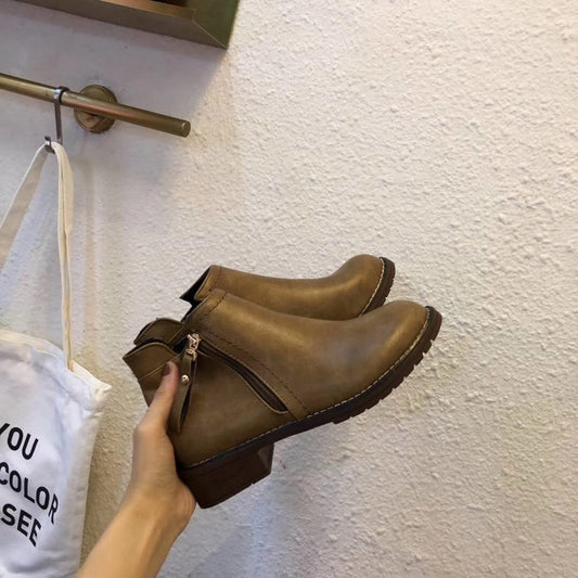 style winter boots women fashion soft genuine leather women boots Martin boots size 35-41 free transport - LiveTrendsX