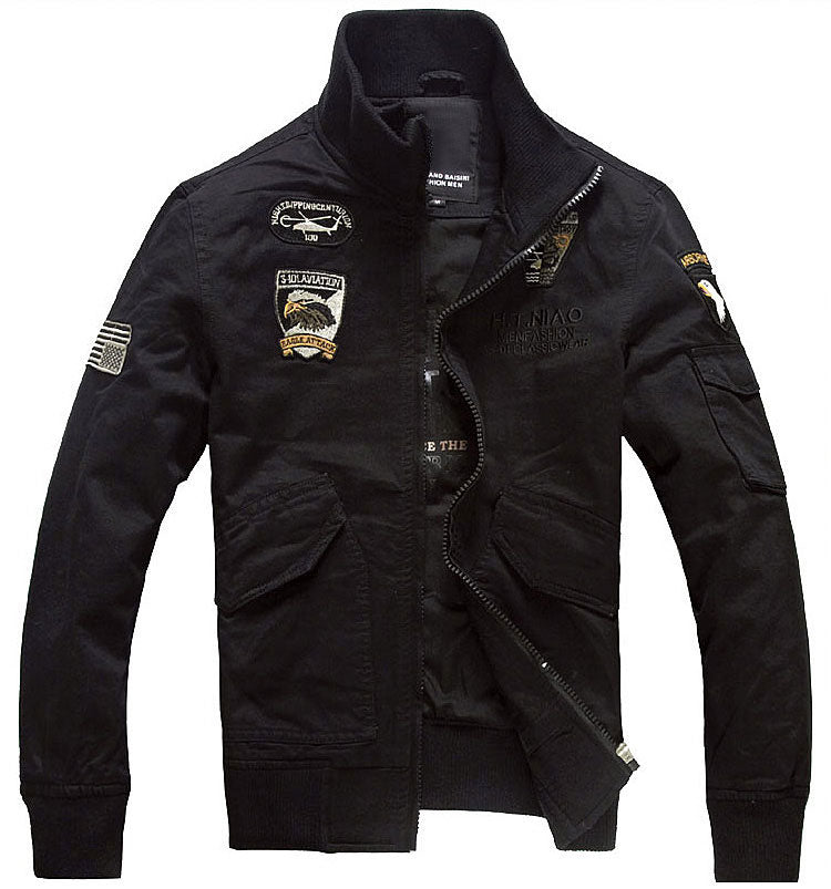 Men's Cotton Collar military Jackets Plus size