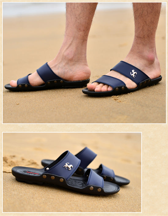 Casual Famous Brand Men Sandals Shoes Slippers Summer Flip Flops