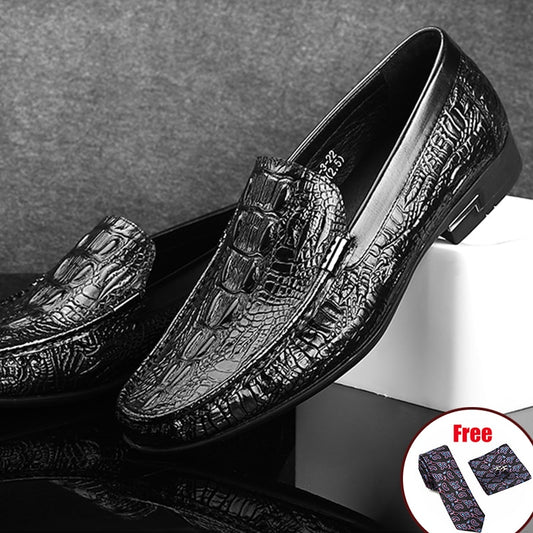 Men's Leather Loafers Driving Shoes