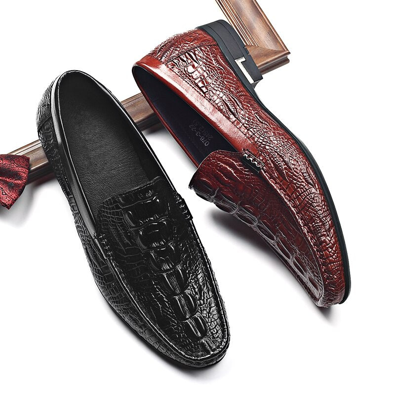 Men's Leather Loafers Driving Shoes