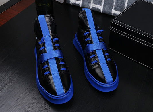 autumn new trend men sneakers punk Hip hop shoes shoes platform height Increasing shoes chaussure homme - LiveTrendsX