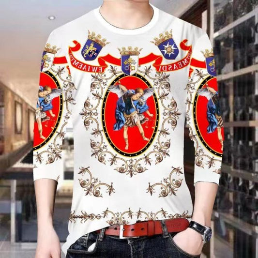 T-shirt men 3D casual suit