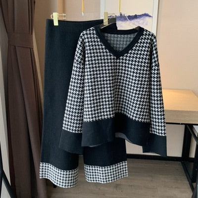 ファッションセーターツーピース