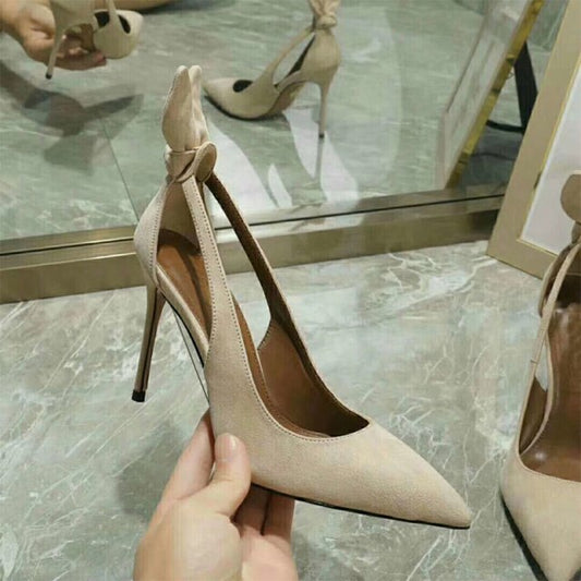 pointed toe sexy thin High heel hollow out pumps