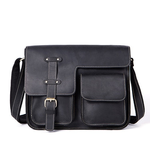 Genuine Leather Men's Shoulder Bag