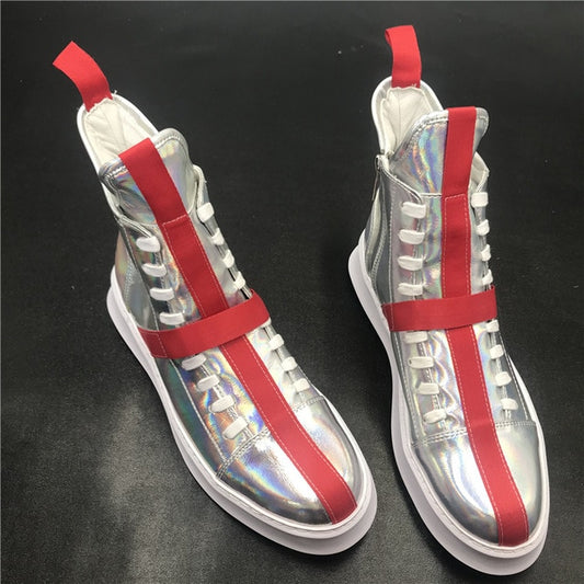 Ankle BootsThick Bottom Men High Top Shoes Leisure Hip-hop Boots - LiveTrendsX