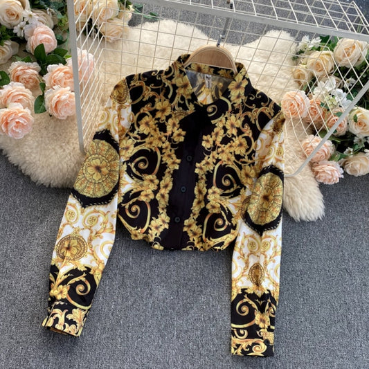 Loose and Thin Trend Printing Shirt