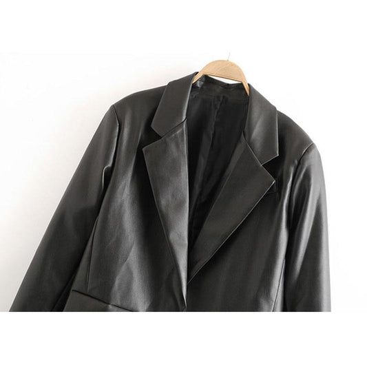 Vintage Back Vents Female Outerwear