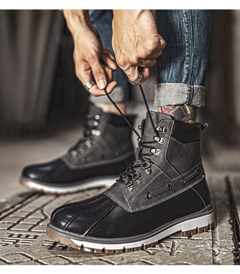 ゴールデンサップリングファッションメンズブーツ