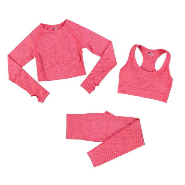 Women Yoga Set Gym Fitness Sportswear - LiveTrendsX