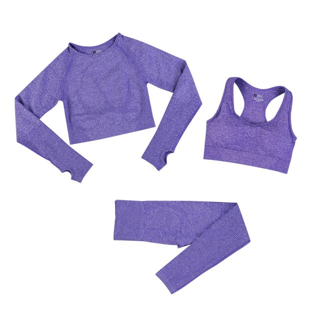 Women Yoga Set Gym Fitness Sportswear - LiveTrendsX