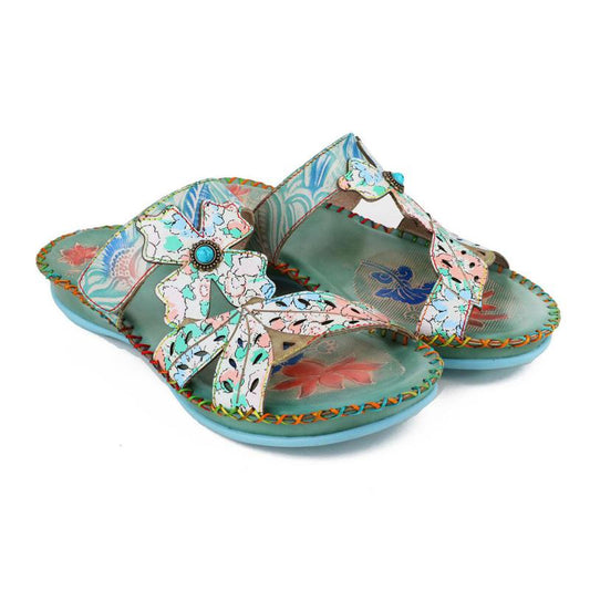 Summer Women Slippers 2021 New Genuine Leather Handmade - LiveTrendsX