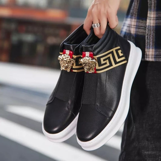 Handmade Cool Casual Short Boots Classic Fashion Men's Boots - LiveTrendsX