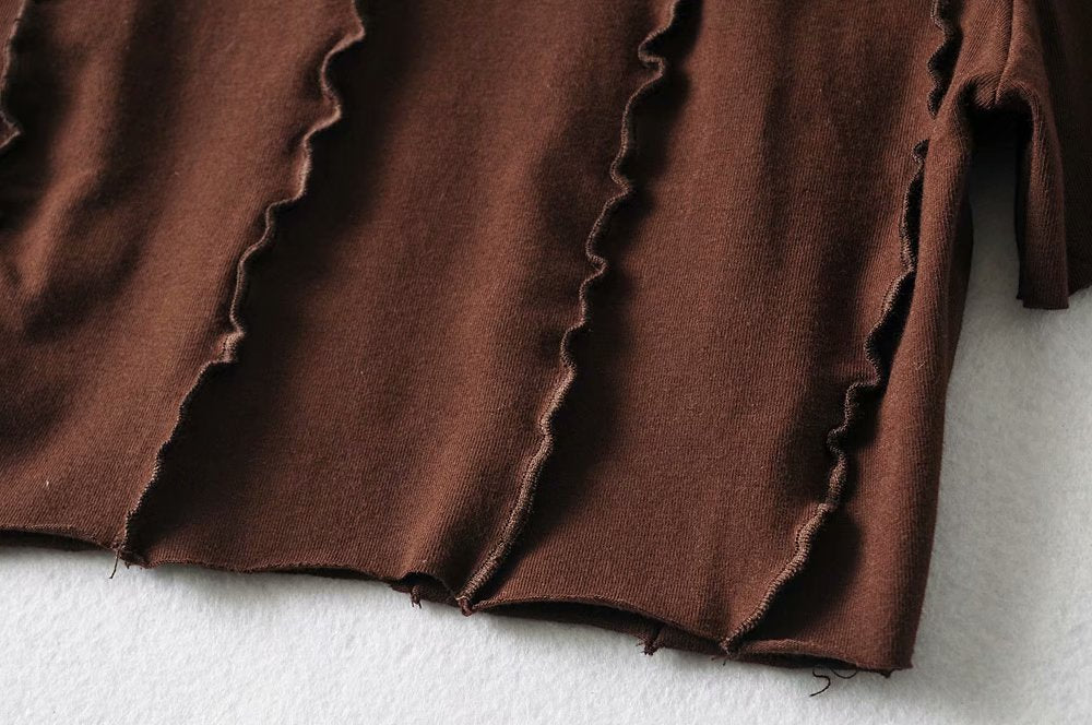 2021 short sleeve short top sexy summer slim fit T-shirt - LiveTrendsX