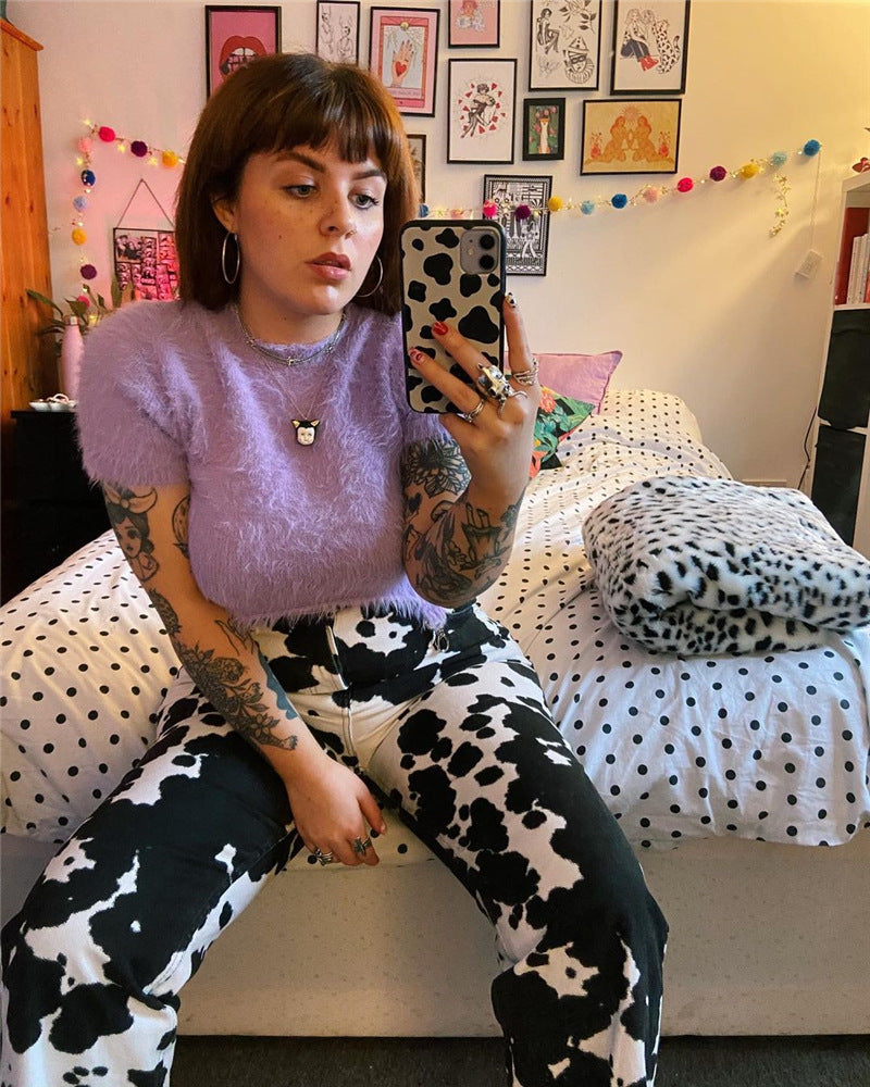 2021 Women's T-shirt Irregular Crop Top Summer - LiveTrendsX