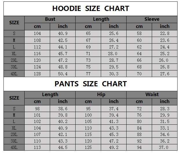Fashion 3D Hoodies Suits Men Sweatshirt