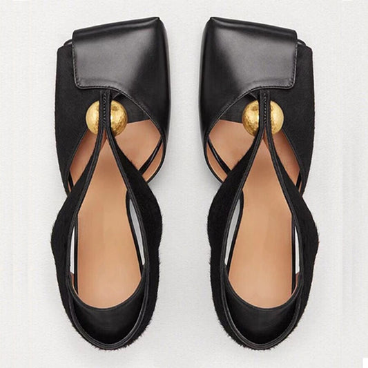 2021 New Square Toe Pumps Women Sandals - LiveTrendsX