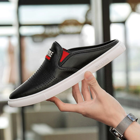 Men's Backless Loafers Leisure Slippers for Youth - LiveTrendsX