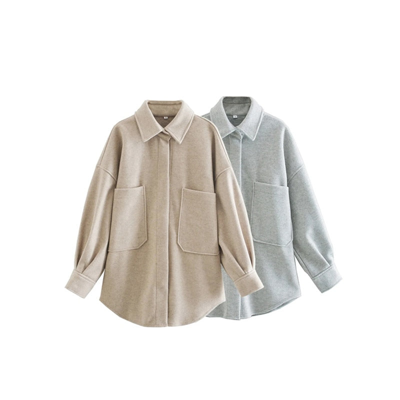 Thick Blouse Coat Female Long Outwear