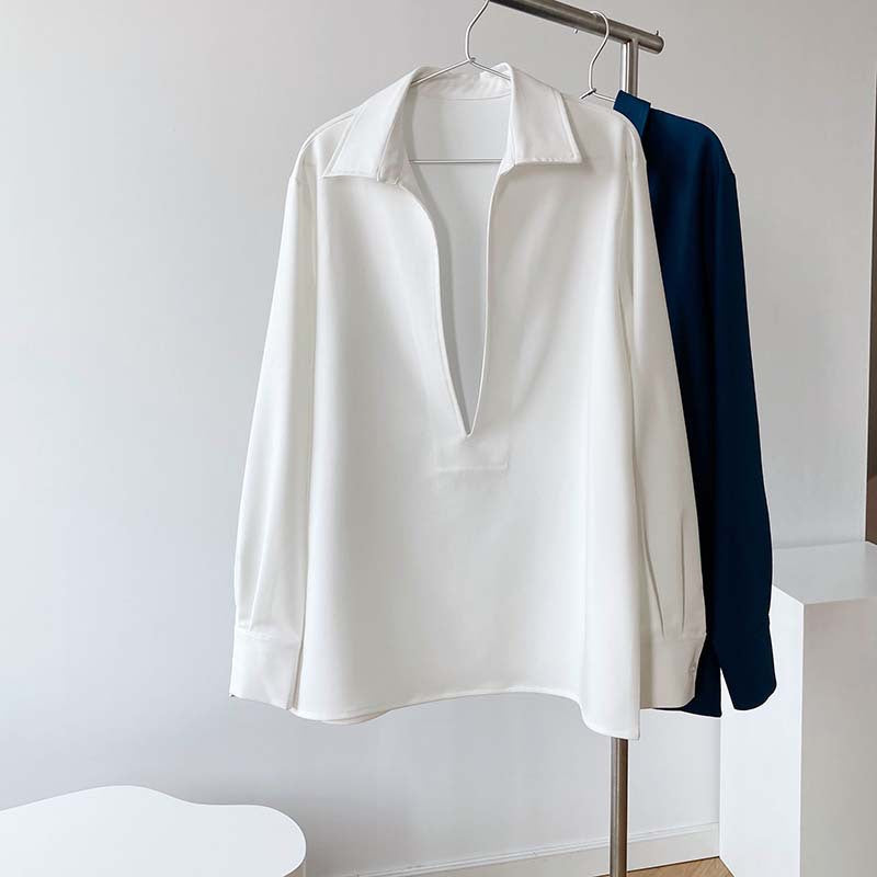 Women's Elegant Blouse Deep V-neck