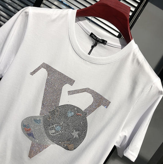 Men's Tops T-shirts Hot Drilling - LiveTrendsX