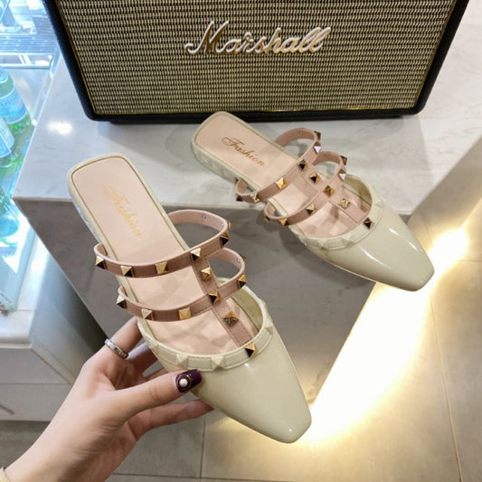 2021 Summer New Rivet Ladies Slippers - LiveTrendsX