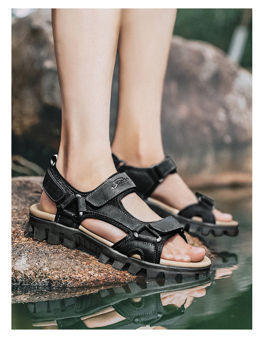 High quality Men Sandals Genuine Leather - LiveTrendsX