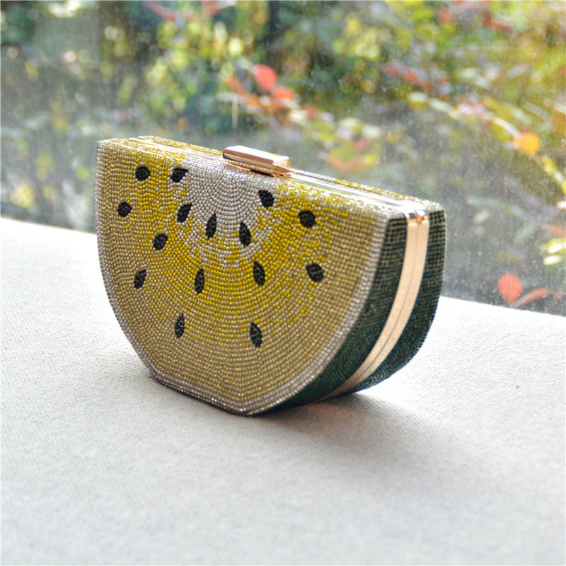 Watermelon shape cute shoulder bags Small