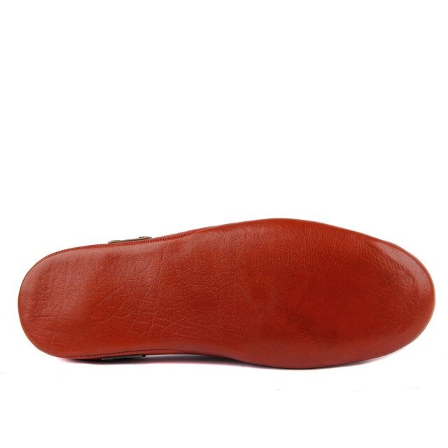 Cow Leather Men Home Casual Slipper Applicable Indoor
