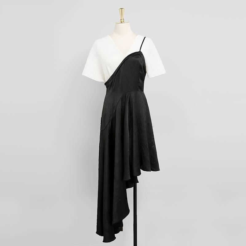 Korea Chic Casual Trend Women Midi Dress