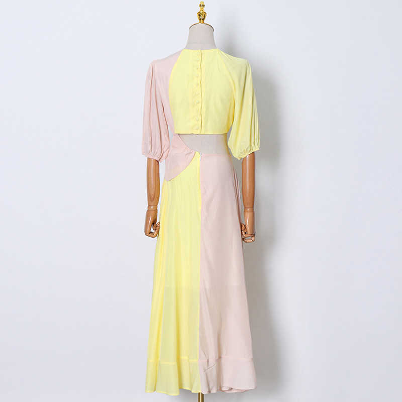 Korea Chic Casual Trend Women Midi Dress