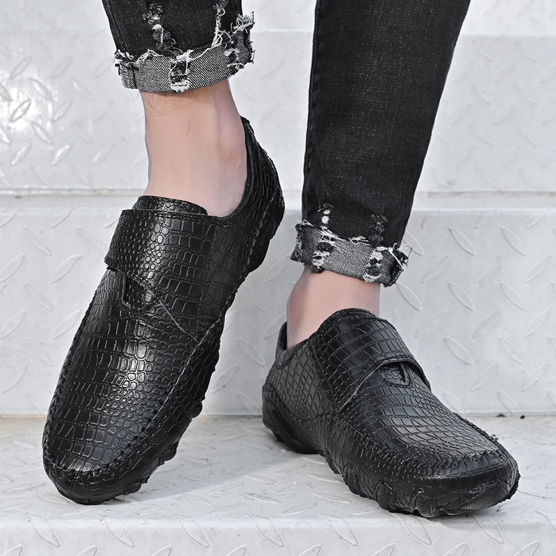 本革メンズスリッポンソフト