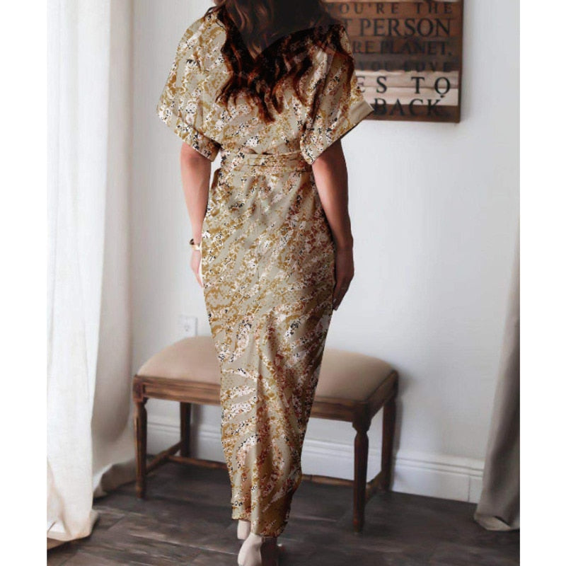 Ladies Office V Neck Party Dresses