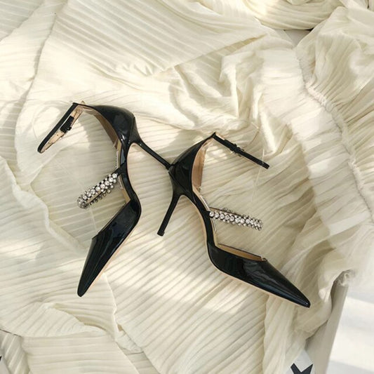 Woman Pointed Toe High Heels Slingback